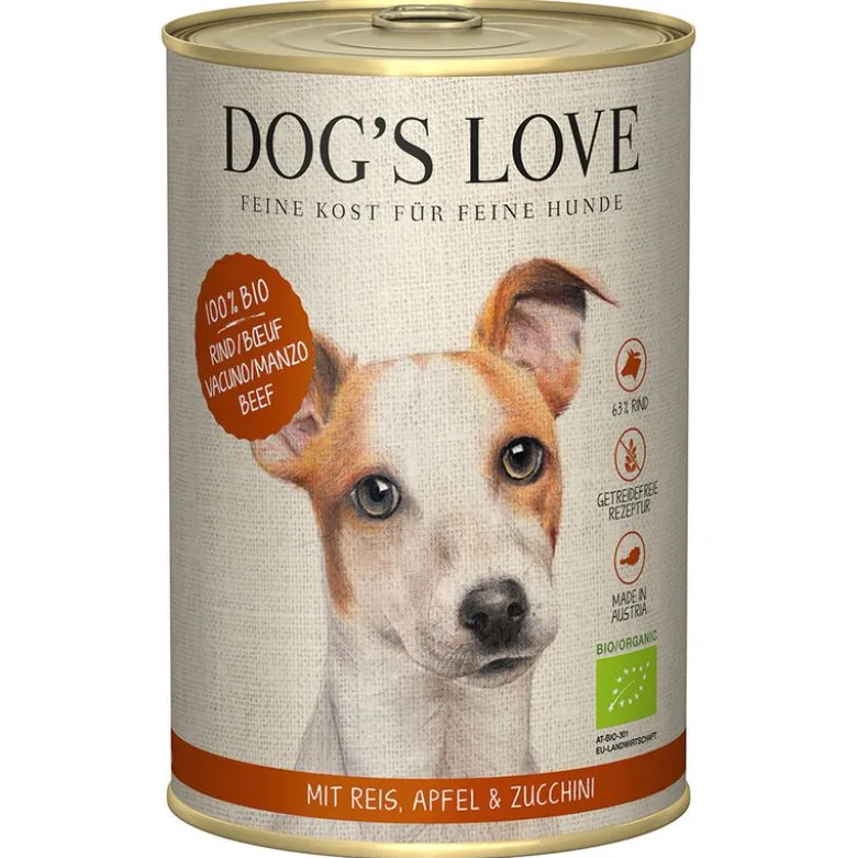 Dog´s Love luomu -säästöpakkaus 24 x 400 g