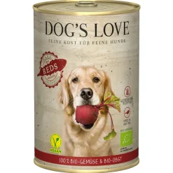 Dog ́s Love luomu Vegan -säästöpakkaus 24 x 400 g