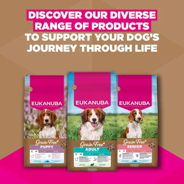 Eukanuba Grain Free Adult Small & Medium Breed karitsa