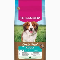 Eukanuba Grain Free Adult Small & Medium Breed karitsa