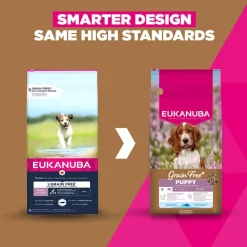 Eukanuba Grain Free Puppy Small & Medium Breed merikala