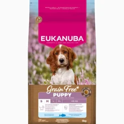 Eukanuba Grain Free Puppy Small & Medium Breed merikala