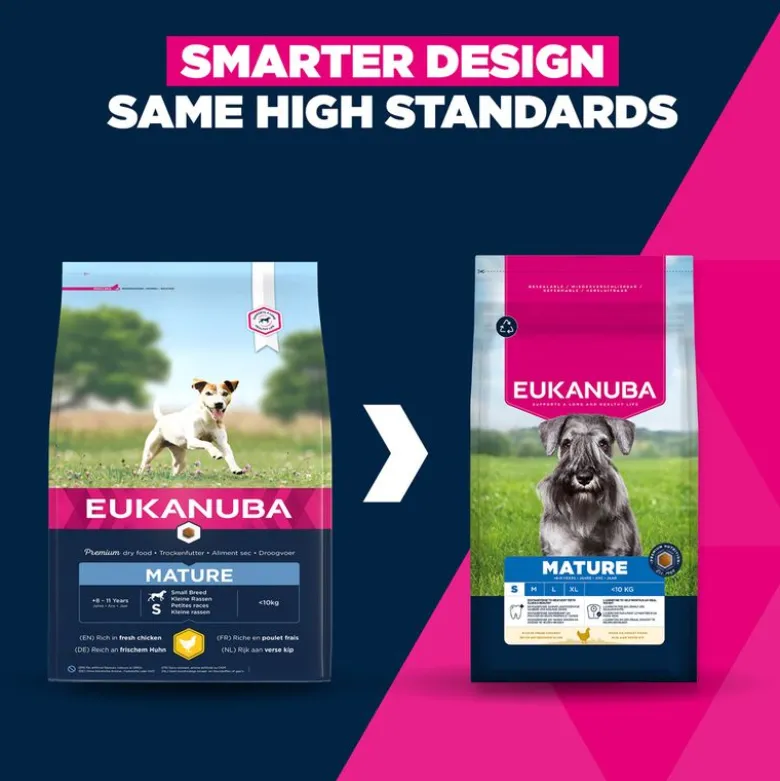 Eukanuba Premium Nutrition Mature Small Breed kana