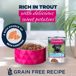 Eukanuba Puppy Rich in Trout with Sweet Potatoes