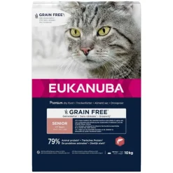 Eukanuba Senior Grain Free runsaasti lohta