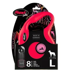 flexi New Classic -nauhatalutin L punainen, 8 m