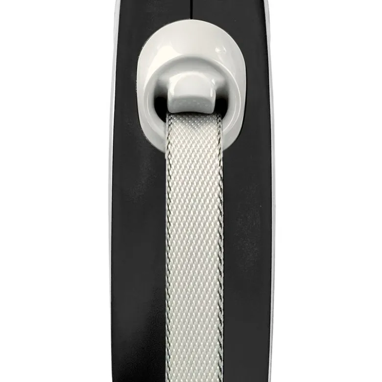 flexi New Comfort nauhatalutin L musta, 8 m