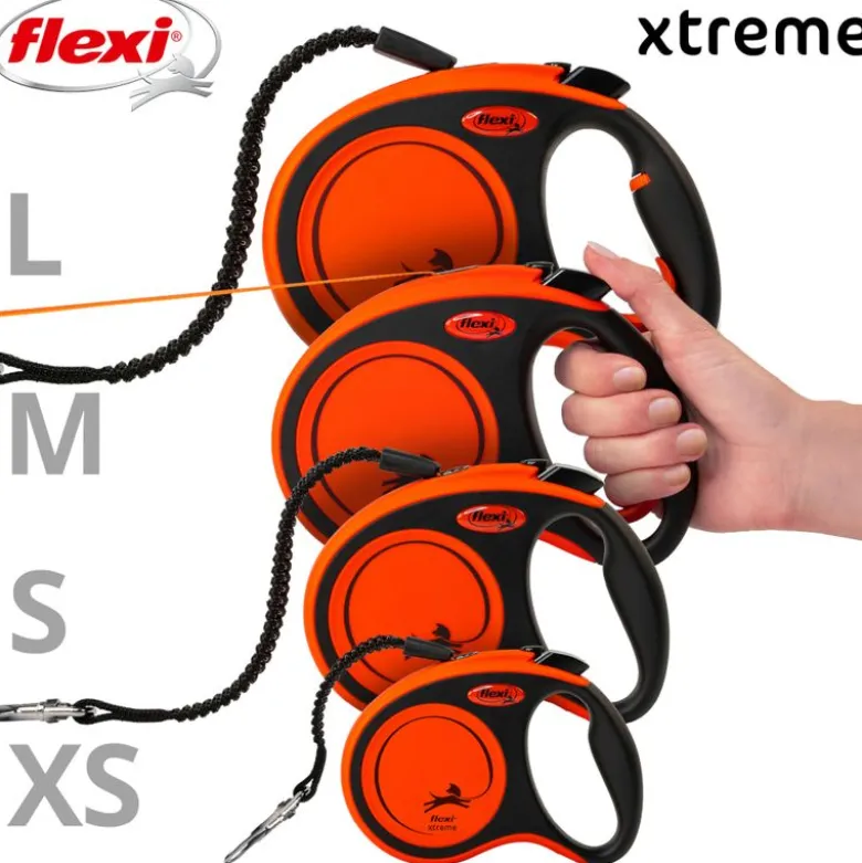 flexi Xtreme kelatalutin oranssi, 3 m