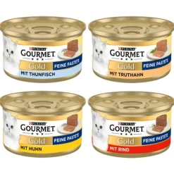 Gourmet Gold Fine Paté -lajitelma 48 x 85 g