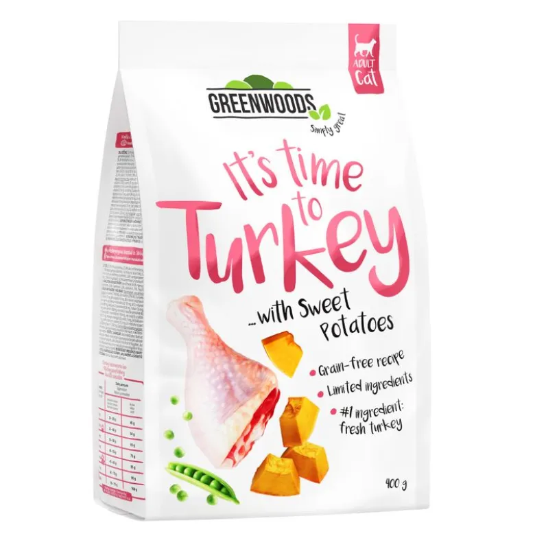Greenwoods kalkkunaa ja bataattia, herneitä ja kurpitsaa