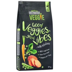 Greenwoods Veggie bataattia ja herneitä, porkkanaa ja pinaattia