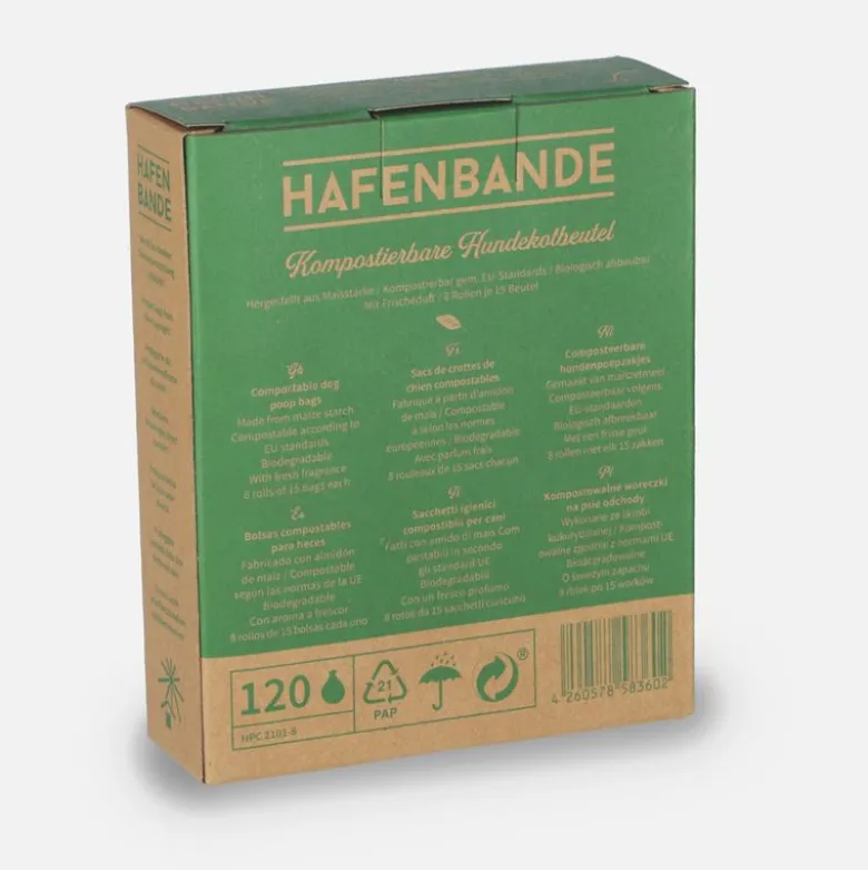 HAFENBANDE- biohajoavat koirankakkapussit