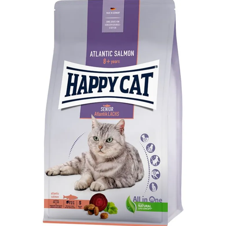 Happy Cat Senior -yhteispakkaus 2 x 4 kg