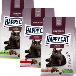 Happy Cat Sterilised Adult -yhteispakkaus 3 x 10 kg