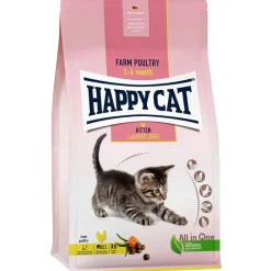 Happy Cat Young Kitten Farm Poultry