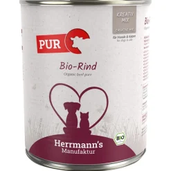 Herrmann's Pure Meat / Pure Meat Luomu -säästöpakkaus 24 x 800 g