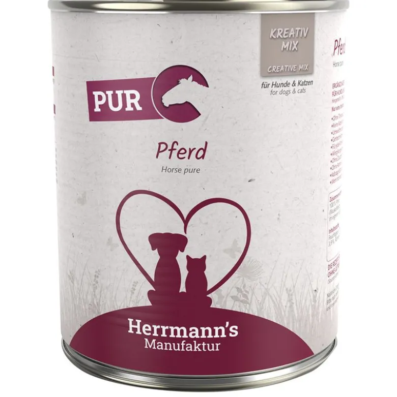 Herrmann's Pure Meat / Pure Meat Luomu -säästöpakkaus 12 x 800 g