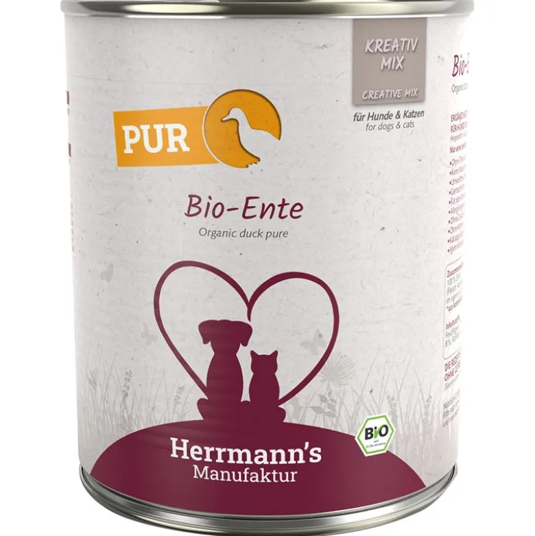 Herrmann's Pure Meat / Pure Meat Luomu -säästöpakkaus 12 x 800 g