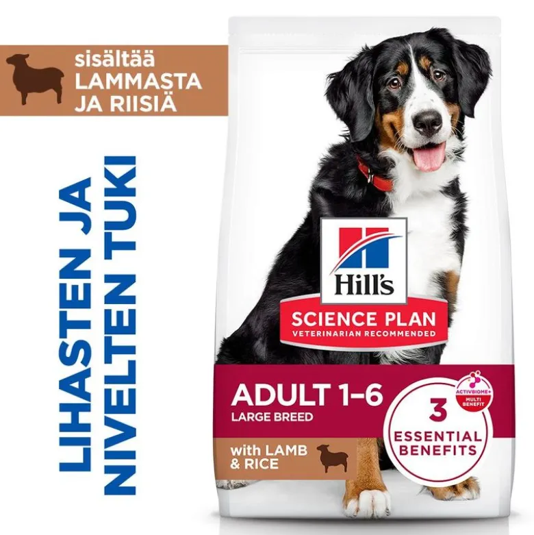 Hill's Science Plan Adult 1-5 Large Breed lammas ja riisi