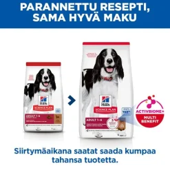 Hill's Science Plan Adult 1-6 Medium lammas ja riisi