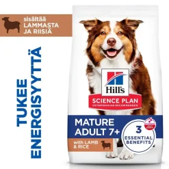 Hill's Science Plan Mature Adult 7+ Medium lammas & riisi