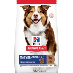 Hill's Science Plan Mature Adult 7+ Medium lammas & riisi