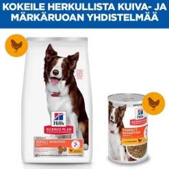 Hill's Science Plan Perfect Digestion Adult 1+ Medium kana ja ruskea riisi