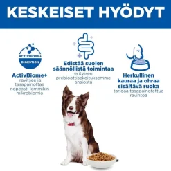 Hill's Science Plan Perfect Digestion Adult 1+ Medium kana ja ruskea riisi