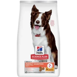 Hill's Science Plan Perfect Digestion Adult 1+ Medium kana ja ruskea riisi