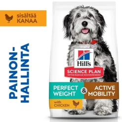 Hill's Science Plan Perfect Weight & Active Mobility Adult 1+ Medium kana