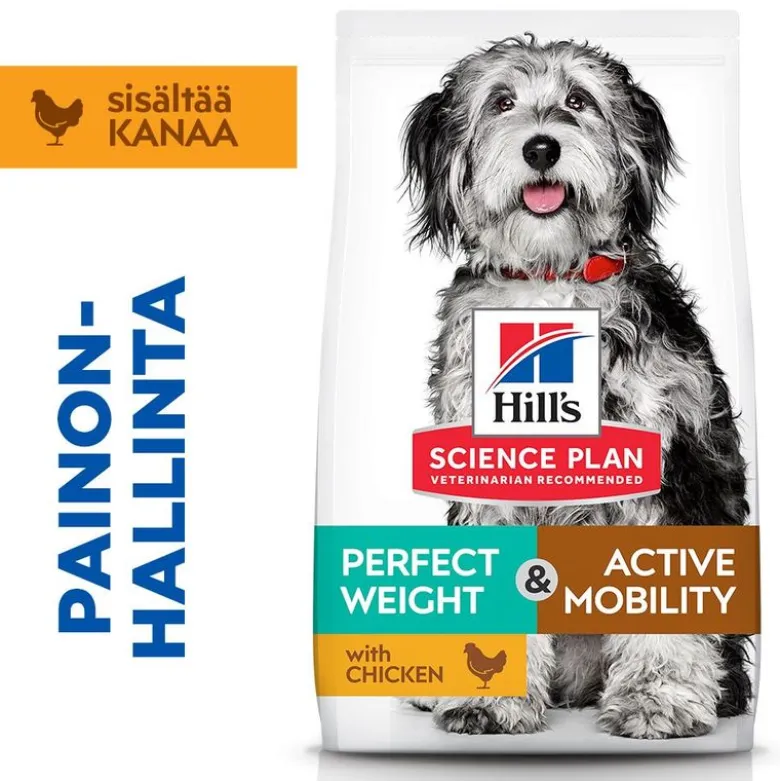 Hill's Science Plan Perfect Weight & Active Mobility Adult 1+ Medium kana