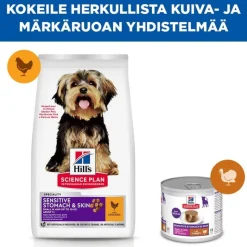 Hill's Science Plan Sensitive Stomach & Skin Adult 1+ Small & Mini kana