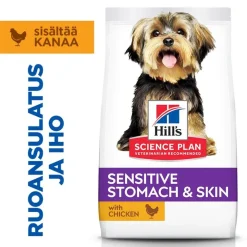 Hill's Science Plan Sensitive Stomach & Skin Adult 1+ Small & Mini kana