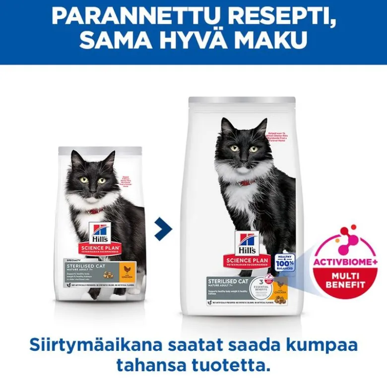 Hill's Science Plan Sterilised Cat Mature Adult 7+ kana