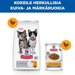 Hill's Science Plan Sterilised Kitten <1 kana