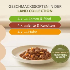 IAMS Advanced Nutrition Grain Free Land Collection kastikkeessa