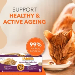 IAMS Advanced Nutrition Senior 7+ Land & Sea Collection hyytelössä
