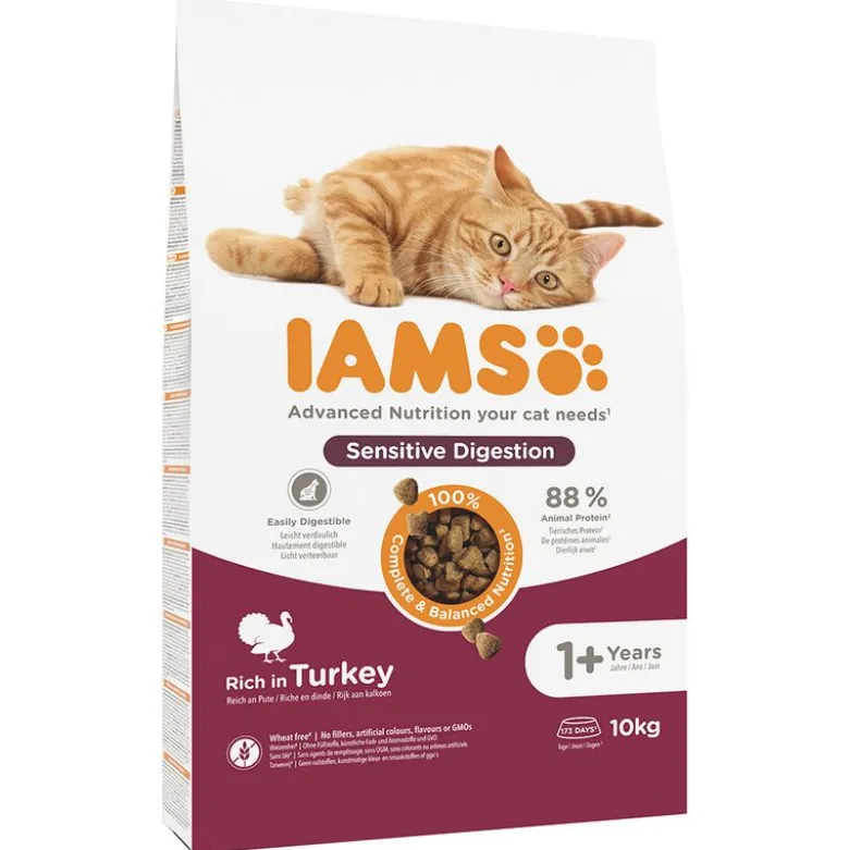IAMS for Vitality Sensitive Digestion Adult & Senior kalkkuna