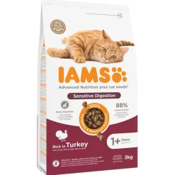 IAMS for Vitality Sensitive Digestion Adult & Senior kalkkuna