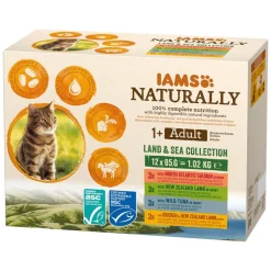 IAMS Naturally Adult Cat Land & Sea Collection