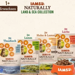 IAMS Naturally Adult Cat Land & Sea Collection