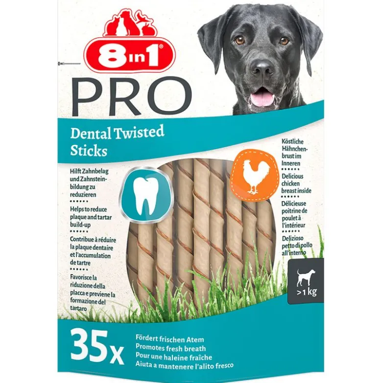 8in1 Delights Pro Dental Twisted Sticks
