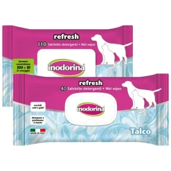 Inodorina Talkkipuuteripyyhkeet