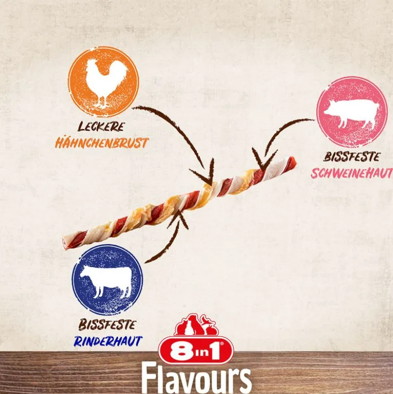 8in1 Triple Flavour Twisted -purutikut