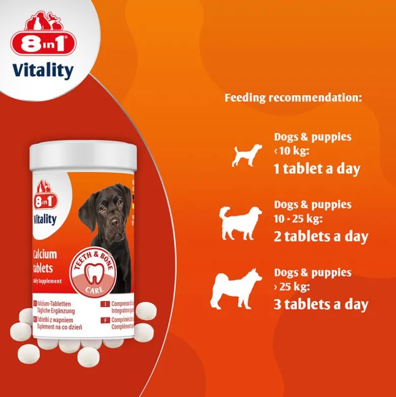 8in1 Vitality -kalsiumtabletit