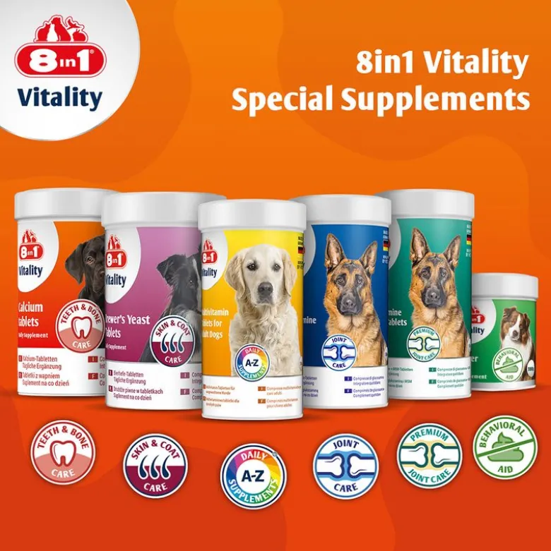 8in1 Vitality -kalsiumtabletit