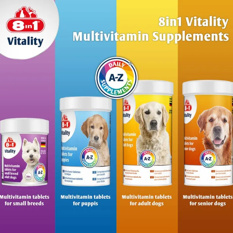 8in1 Vitality Puppy -monivitamiinitabletit