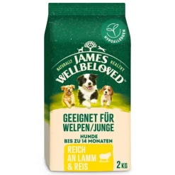 James Wellbeloved Puppy Junior Dog Hypoallergenic lammas & riisi