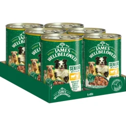 James Wellbeloved Senior Dog Hypoallergeeninen lammas- & kanapatee