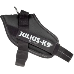 JULIUS-K9 IDC® Power -koiranvaljaat, musta